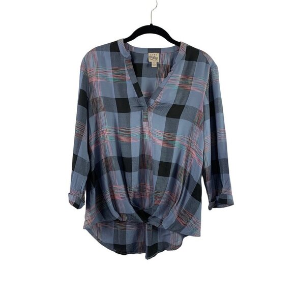 Como Vintage Tops - Como Vintage Women's Plaid Top